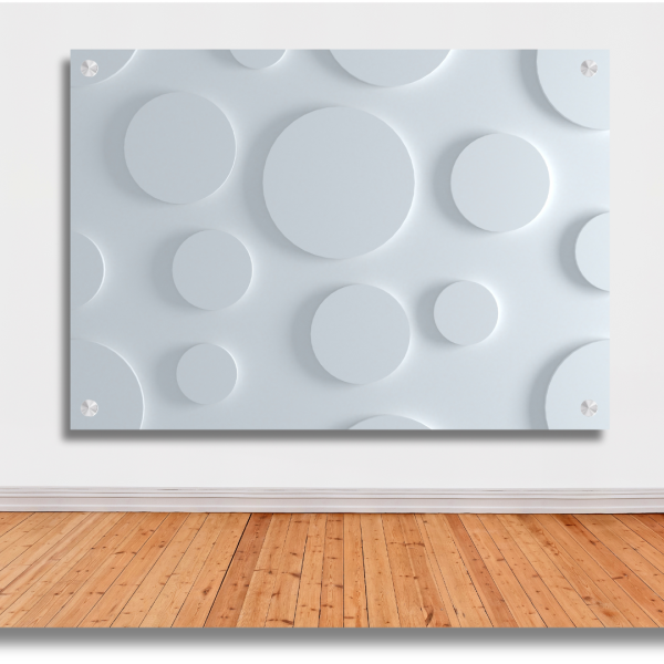 White Bubbles Wall Art