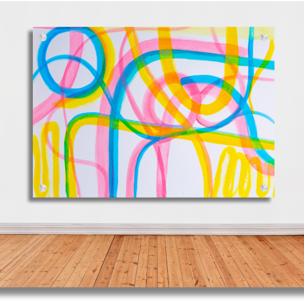 Vibrant  Symphony Abstract Wall Art