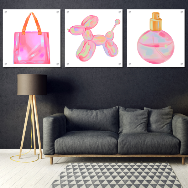 3 Piece Bundle Abstract Dreamy Wall Art