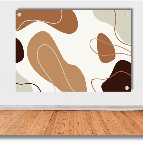 Abstract Brown Wall Art