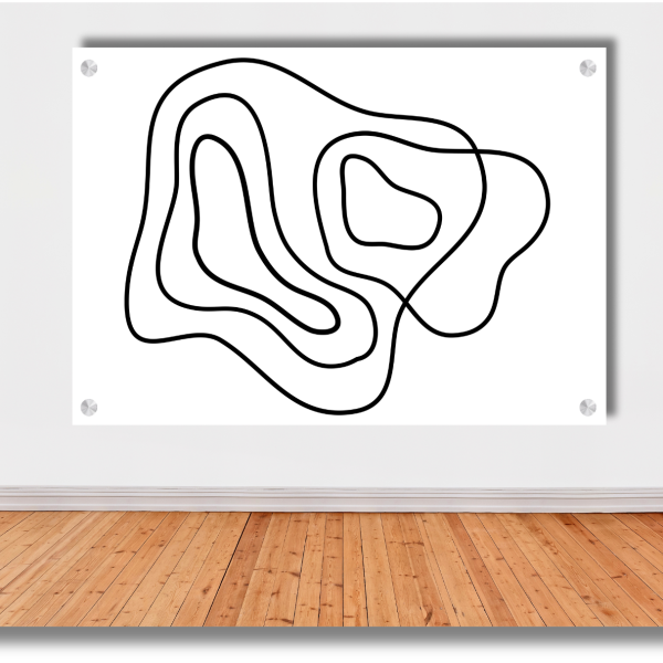 Abstract Scribble Wall Art