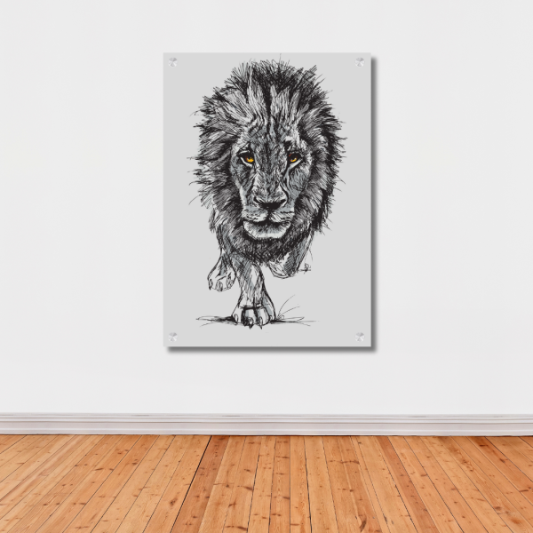 Lion Sketch Wall Art