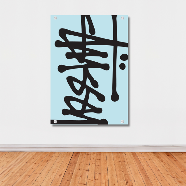 Stussy Blue Wall Art