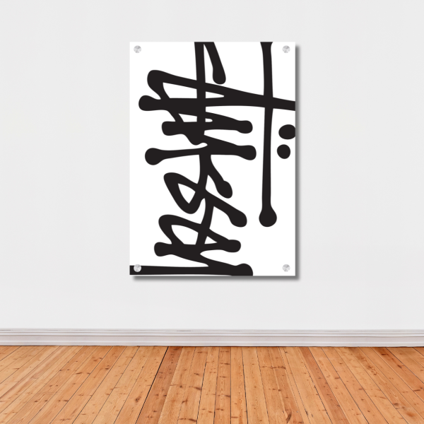 Stussy White Wall Art