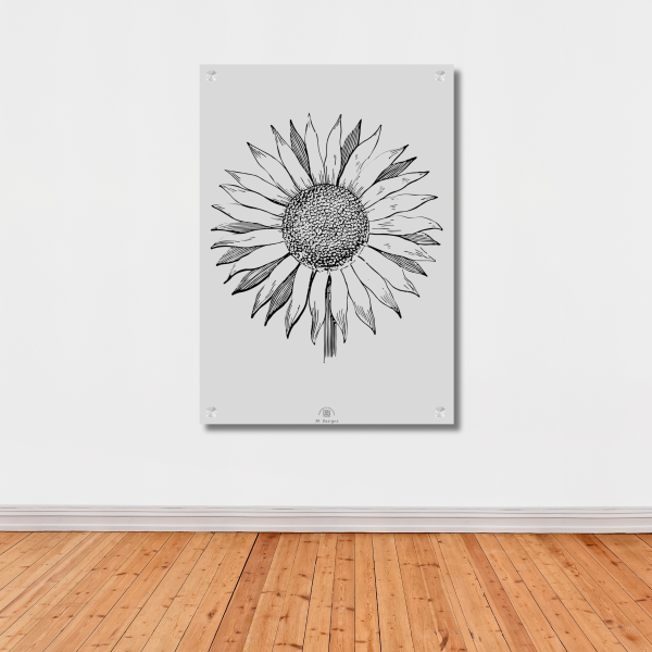 Sunflower Sketch Wall Art